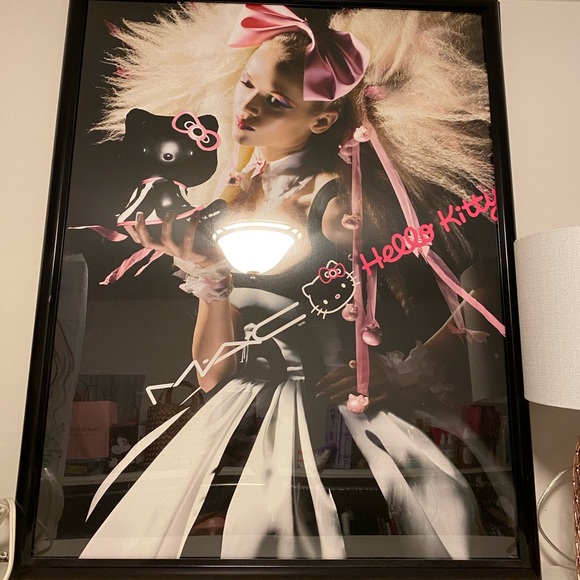 **🔥MAC Cosmetics x Hello Kitty promotional poster - Picture 2 of 3